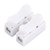 100pcs Spring Wire Connectors, 10A 220V 2 Pin Push Quick Wire Cable Connector White Wiring Terminal