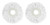 Casabella 85335 Spin Cycle Mop Refill (2 Pack) Made in USA