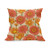 Lunarable Floral Throw Pillow Cushion Cover, Spring Flowers in Warm Pastel Tones, Decorative Square Accent Pillow Case, 16" X 16", Orange Pale Peach Coral