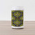 Ambesonne Ethnic Cola Can Shape Piggy Bank, Tropical Nature Theme Circular Doodle Style Complex, Ceramic Cola Shaped Coin Box Money Bank for Cash Saving, Green Orange Dark Blue