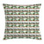 Ambesonne Botanic Throw Pillow Cushion Cover, Exotic House Plants and Cactus Succulents in Funky Ethnic Tribal Flowerpot, Decorative Square Accent Pillow Case, 16" X 16", Olive Green Brown