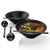 2 Sets of Ramen Bowl with Chopsticks and Ladle Spoons, LucaSng Unbreakable Black Melamine Bowls Restaurant Grade Japanese Ramen Bowl Set, Asian Soup Bowls For Ramen Noodles Udon Soba Pho