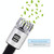 Car Air Purifier Stainless Steel HEPA Filter car ionizer USB car Charger 3.0 dual port-Eliminate Cigarette Smoke,Bad odors,Allergens,Pet smell,Pollen,Bacteria,Anti-Microbial Deodorizer (Black)