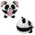 Squishable Mini Panda Holding a Cupcake - 7" Plush
