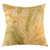GULTMEE Marble, Antique Ottoman Art Ebru Turkish Marbling Modern Artwork,Orange Olive Green Sand Brown Pillow Covers Printed Throw Pillow Cases Outdoor Decorative Pillow Covers 16x16 in