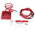Voltage Regulator, Universal Fuel Saver Voltage Stabilizer Regulator Kit W/ 3 Earth Ground Cables for Car Truck -red-