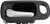 Dorman 92684 Front Driver Side Interior Door Handle for Select Honda Models, Black and Chrome