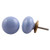 IndianShelf 2 Piece Handmade Blue Ceramic Solid Dresser Knobs Drawer Cabinet Kitchen Wardrobe Door Pulls Handles
