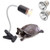 LOMANTOWN 50W Turtle Light Heat Lamp for Reptiles with Clip, Rotated Turtle Basking Platform UVA UVB Bulb Basking Light with Holder for Lizard Turtle Snake Aquarium Black -2 Bulb Include, E27, 110V-