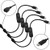 Short USB Cable On Off Switch for Raspberry Pi Arduino by HomeSpot USB 2.0 Short Micro USB Extension Cable Cord w/ Click Button Power (4 Pack)