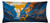 Ambesonne Fantasy Throw Pillow Cushion Cover, Tiger in City Streets Narrow Walls Digital Wilderness Jungle Savannah, Decorative Rectangle Accent Pillow Case, 36" X 16", Orange Blue