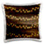 3dRose Anne Marie Baugh - Patterns - Image Of Brown Wood With Image Of String Lights - 16x16 inch Pillow Case -pc-316245-1-