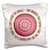 3dRose Alexis Design - Motivational And 12 Steps - Brown mandala and a text One moment can change a day. around it - 16x16 inch Pillow Case -pc-302109-1-