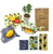 Beeswax Wrap Assorted 3 Pack Organic Premium Eco Friendly Reusable Food Wrap, Biodegradable Sustainable Plastic Free Washable | 1 Small, 1 Medium, 1 Large