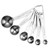 Measuring Cups and Measuring Spoons Set, Stainless Steel Stackable Measuring Cups and Spoons with Multiple SizeUsed for cooking and baking measurement -6-Piece measuring spoon-