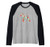 Wire Fox Terrier Aloha Hawaiian Dog Raglan Baseball Tee