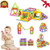 HENSUN Magnetic Building Blocks Tiles Toys Toddlers Educational STEM Toys Imagination 3D Magnetic Stacking Building Magnet Blocks Set for Kids Boys Girls ( 40 PCS )