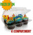 6 compartment Cupcake boxes, Clear Cupcake and Muffin Containers with Hinged Lid, Strong and Sturdy, BPA Free,6 Cavity Cupcake Container , Cupcake boxes (24, 6 -Compartment Cupcake Containers)