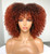 ANNIVIA-X Curly Wigs for Black Women Short Kinky Curly Afro Wig with Bangs Synthetic Heat Resistant Afro Full Wig -14inch Ombre Orange- ANNIVIA-X Curly Wigs for Black Women Short Kinky Curly Afro Wig with Bangs Synthetic Heat Resistant Afro Full Wig -14inch Ombre Orange-