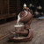 Buddha Hand Series Backflow Incense Burner Indoor Smoke Waterfall Incense Holder Creative Ceramic Incense Burner -Size 1 teapot-