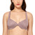DELIMIRA Women's Front Closure Racerback Underwire Full Coverage Unlined Bra Mochaccino 44DD