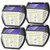 Solar Lights Outdoor, RJFOYB 4 Pack 138 LED Solar Motion Sensor Lights Outdoor, 3 Modes Solar Security Lights, 270Wide Angle, IP65 Waterproof Wireless Solar Powered Wall Lights for Yard Garage Patio