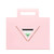 HXR Folder Multilayer A4 Insert Folder Transparent Student Storage Box Office Supplies Classification Test Paper Folder Folder Folder -Color : Pink-