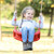 Beebeerun Kids Swing Swing Seat Chair Swing, Rigid Hard Kids Seat, Child Swing Indoor/Outdoor Play Swing Seat Children Backyard Swing with Ropes & Chains(Rose)