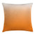 Ombre Throw Pillow Cushion Cover, Sunset Inspired Orange Colored Modern Design Art Print House Decorations Art Print, Decorative Square Accent Pillow Case, 18 X 18 Inches, Orange White