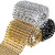 3 Yards Sew Stitch On Spike Stud Cone Flatback Spike Studs Rivets DIY Punk Trim Bead for Clothing, Wedding, Performance, Arts and Crafts Decoration -Gold, Silver, Black-