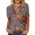 YSLMNOR 4th of July Butterfly Tops for Womens Summer Short Sleeve T Shirt Loose Casual Crewneck Pullover Fashion Ladies Tunic
