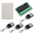 ASHATA Wireless Remote Control Relay Switch, Multi-Function 4-Way Remote Control Switch Wireless Relay Switch Receiver Replacement with High Receiving Sensitivity
