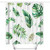 Final Friday Palm Leaves Fabric Shower Curtain Sets Decorations Bathroom Decor with Hooks (100% Polyester, Waterproof, Washable) - 71 x 71 inches, Green