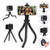 FCNEHLM Tripod S, Premium Phone Tripod, Flexible Selfie Tripod with Wireless Remote Shutter, Compatible with iPhone/Android Samsung, Mini Tripod Stand Holder for Camera GoPro/Mobile Cell Phone