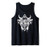 Fly High Eagle Feathers View On Floor Silhouette Tank Top