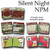 SILENT NIGHT Non-Photo-Mat Scrapbook Set - 5 Double Page Layouts