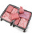 Travel Packing Cubes 8 Pcs Set, Luggage Packing Organizers with Shoe Bag and Toiletry Bag?Pink?