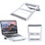Tokanoso Adjustable Laptop Stand for Desk Ergonomic Aluminum Computer Tablet Holder Stand Foldable Portable Notebook Riser Stand Compatible with MacBook Air Pro,Dell,HP and 10-15.6" Laptops