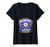 Womens Remote Learning Survivor Graduation Student Graduate V-Neck T-Shirt