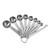 SAXTZDS Stainless Steel Measuring Cup, Kitchen Measuring Spoon, Roasting Tea Spoon Coffee Kitchen Accessories Measuring Tool Set