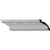 3 3/8"H x 3 1/2"P x 4 7/8"F x 94 1/2"L Lisbon Crown Moulding