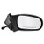 Brock Replacement Passengers Manual Remote Side View Mirror Compatible with 1996-2000 Civic Sedan 76200S01A05