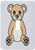 3dRose lsp_15379_1 Cute Brown Teddy Bear Light Switch Cover