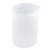 Bonarty Transparent Silicone Epoxy Resin Mixing Cups, 250ml Measuring Cup with Scale DIY