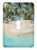 3dRose lsp_213834_1 The Edge Of the Beach With Palm Trees Single Toggle Switch