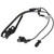 X AUTOHAUX 89543-48040 Front Left Car Engine ABS Wheel Speed Sensor Black