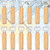 12PCS Bartender Bottle Openers, Beer Bottle Opener with Wood Handle, Wooden Flat Bottle Opener Beer Speed Bottle Openers for Party Home Kitchen Bar and Restaurant