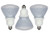 GE Lighting Energy Smart Bright from The Start CFL 26-watt -90 Watt Replacement-, 1250-lumen R40 Indoor Flood Light Bulb with Medium Base -3 Bulbs-