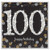 Amscan Party Supplies Sparkling Celebration 100 Beverage Napkins, One Size, Multi Color