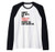 Sorry I'm Late Wire Fox Terrier Dog Saying ADC155m Raglan Baseball Tee